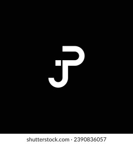JP or PJ abstract letter design and different colors illustration logo. Awesome icon design or monogram design.