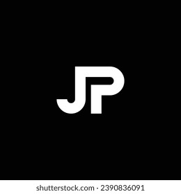 JP or PJ abstract letter design and different colors illustration logo. Awesome icon design or monogram design.