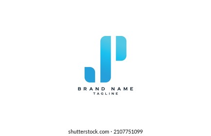JP, PJ, IS, SI, ISI, S, Abstract initial monogram letter alphabet logo design