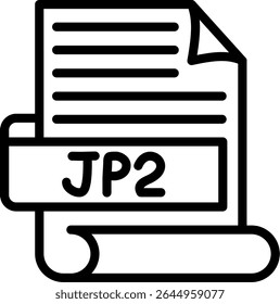 JP2 image compression file format