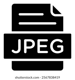 Jpeg Document File Icon Element For Design