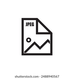 JPEG file icon illustration element design