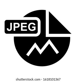 jpeg file icon isolated sign symbol vector illustration - high quality black style vector icons
