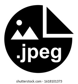 jpeg file icon isolated sign symbol vector illustration - high quality black style vector icons
