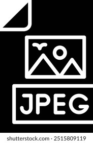 Jpeg file Vector Icon Design Illustration
