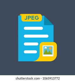 JPEG image file format icon