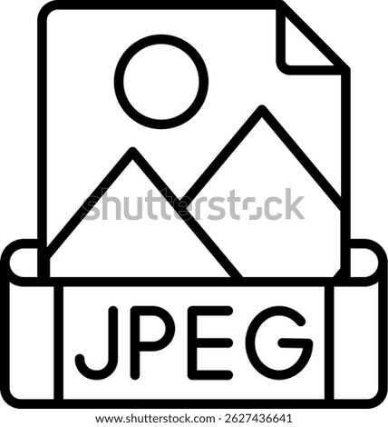 Jpeg New Creative Icon Design Vector