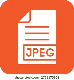 JPEG-Vektorsymbol-Entwurfsgrafik