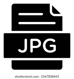 Jpg Document File Icon Element For Design