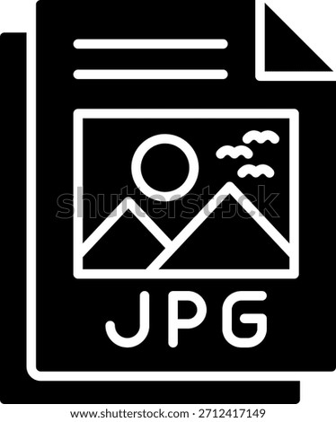 Jpg File Creative Vector Icon Design