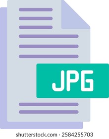 Jpg File Flat Illustration Vector Design