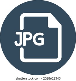 JPG File Isolated Vector icon which can easily modify or edit

