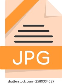 JPG Flat Style Icon Design