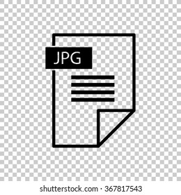 jpg icon  - black vector icon