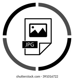 jpg icon  - black vector icon