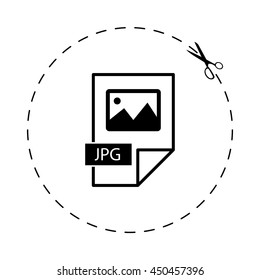 jpg icon  - black vector icon