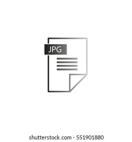 jpg icon - black  vector icon