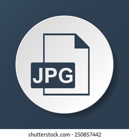 Jpg icon file vector. Flat vector illustrator Eps 10