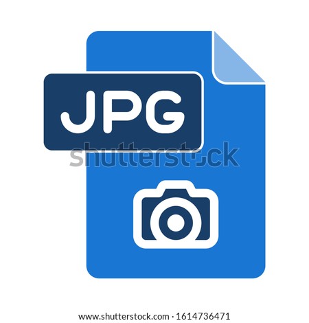 jpg icon. flat illustration of jpg vector icon. jpg sign symbol