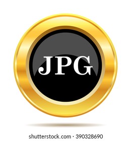 JPG icon. Internet button on white background. EPS10 vector.