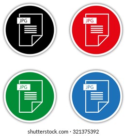 jpg icon - vector icon