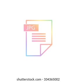 jpg icon -  vector icon