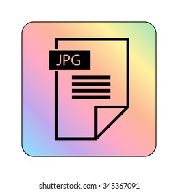 jpg icon - vector icon