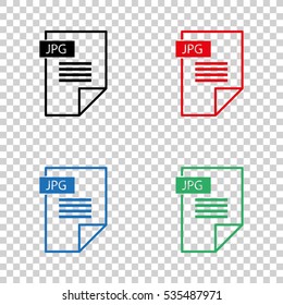 jpg icon  - vector icon