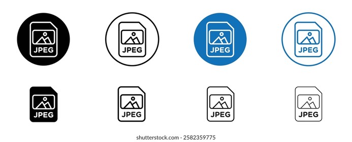 Jpg icons pack vectors for app and web ui designs