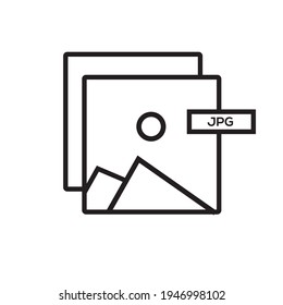 Jpg Image Icon Vector Design