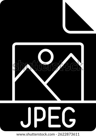 Jpg Line vector Icon Design