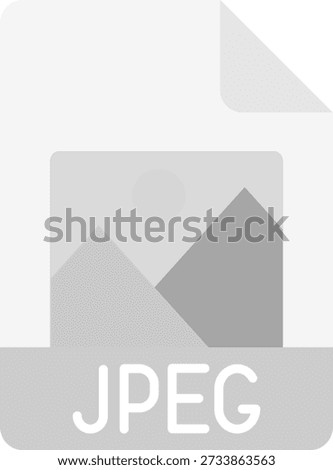 Jpg Line vector Icon Design