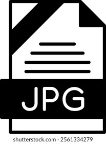 JPG Solid Style Icon Design