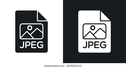 Jpg symbols. Jpeg file type vector icon. Image picture file jpg format vector.