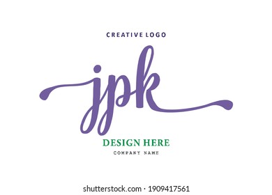 JPK lettering logo is simple, easy to understand and authoritative