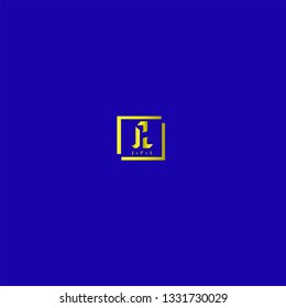 JPL elegant letter logo