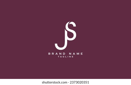 JPS, JSP, PJS, PSJ, SPJ, SJP, JS, SJ, Abstract initial monogram letter alphabet logo design