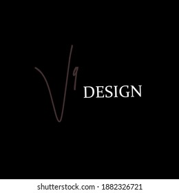 Jq initial handwriting black background
