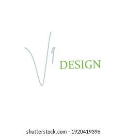 logotipo de escritura manual inicial de jq para identidad