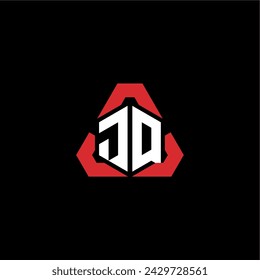 JQ initial logo modern and futuristic concept for esport or gaming logo