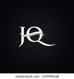 JQ letter Type Logo Design vector Template. Abstract Letter JQ logo Design