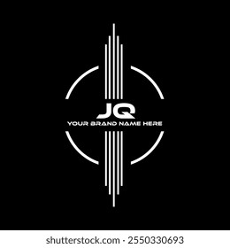 JQ logo design, JQ simple and modern logo. JQ luxurious alphabet design