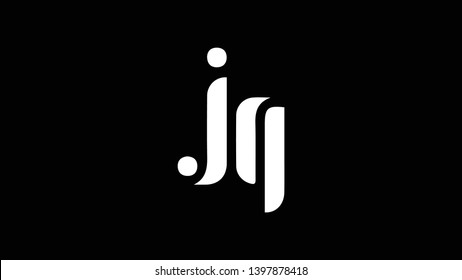 JQ logo design template vector illustration