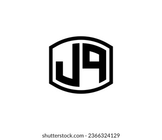 plantilla vectorial de diseño de logotipo JQ