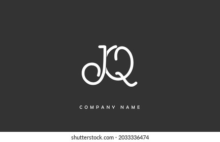 JQ, QJ Alphabets Letters Logo Monogram