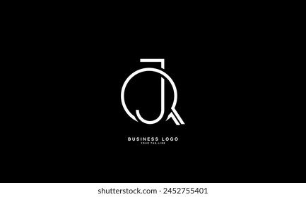 JQ, QJ, J, Q, Abstract Letters Logo Monogram
