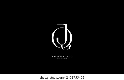 JQ, QJ, J, Q, Abstract Letters Logo Monogram