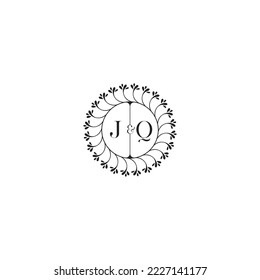 JQ wedding concept floral in high quality professional design that will print well across any print media