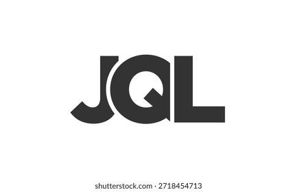 JQL Logo Design-Vorlage mit starkem und modernem Fettdruck. Ursprünglicher Vektor-Logotyp mit einfacher und minimaler Typografie. Trendy Unternehmensidentität ideal für Unternehmen Markenpräsenz.