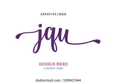 JQU lettering logo is simple, easy to understand and authoritative